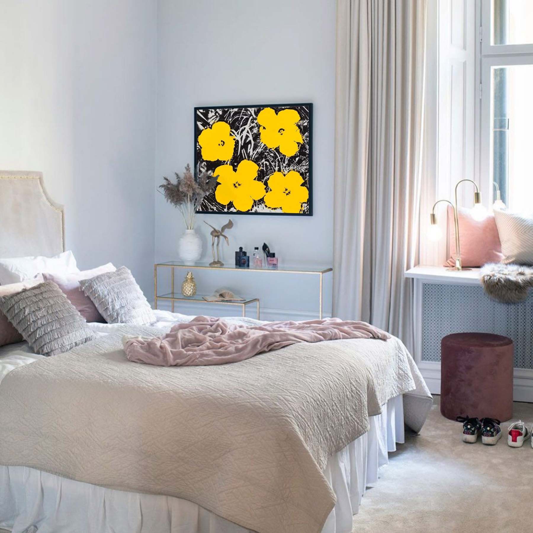 Pop Art Painting hand - painted #HM424-Homemural