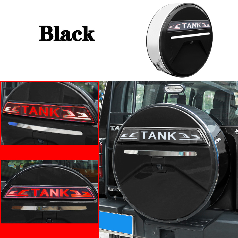 Great Wall Tank 300 TANK 300 Tire Cover Modification Light Strip Logo Flow Light Left And Right Turn Flashing Light Accessories