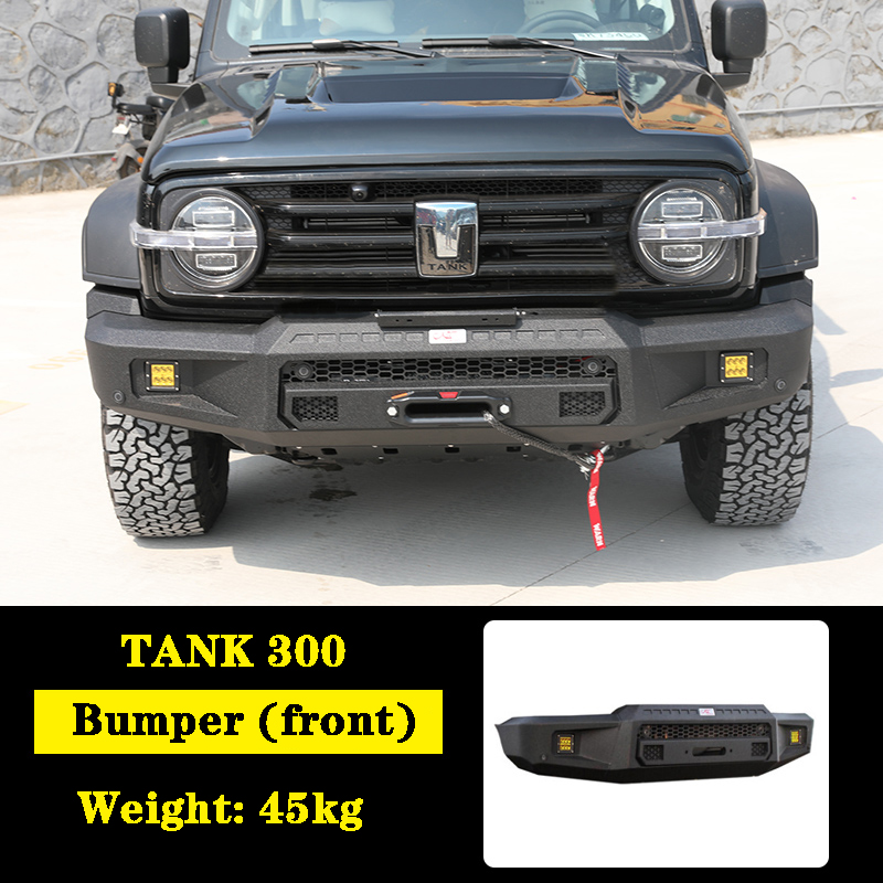 GWM Tank 300 2022 2023 2024 modification accessories, front and rear bumpers, off-road modification