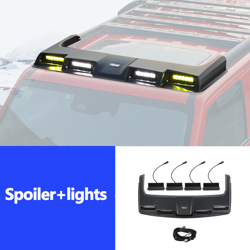 For Great Wall Tank 300 TANK 300 Luggage Rack Expansion Platform Roof Luggage Frame Spoiler Spotlight Modification Accessories