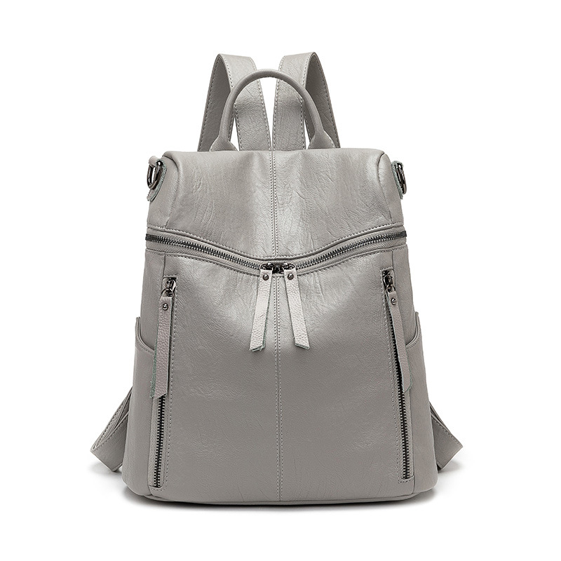 Винтидж раница от овча кожа