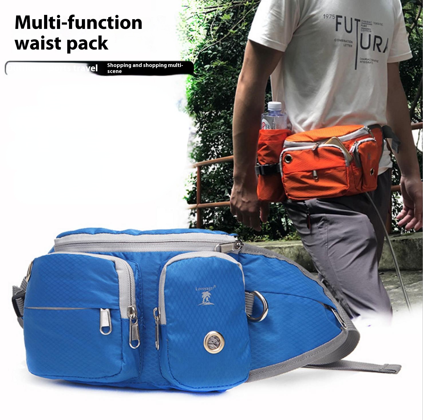 Pet Training bag dog running haulage rope package outdoor convenient dog walking training snack pack Golden Retriever