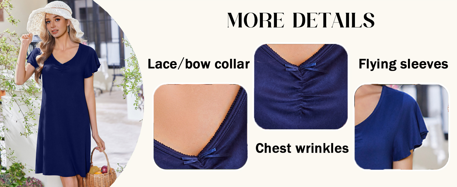 short sleeve nightwear