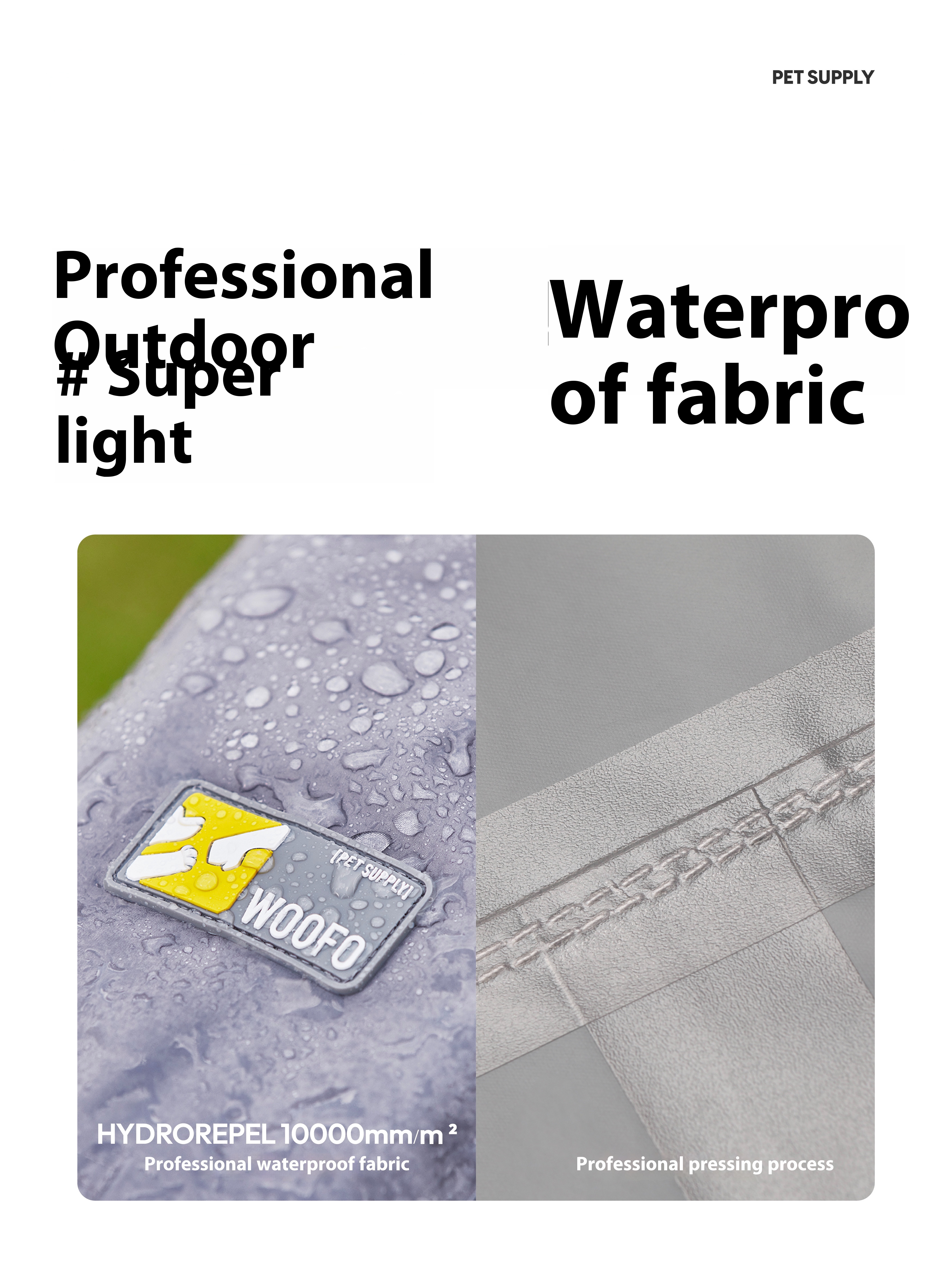 Waterproof Dog Raincoat with Hood | Adjustable Rain Jacket for Small, Medium & Large Dogs | Bichon, Corgi, Golden Retriever