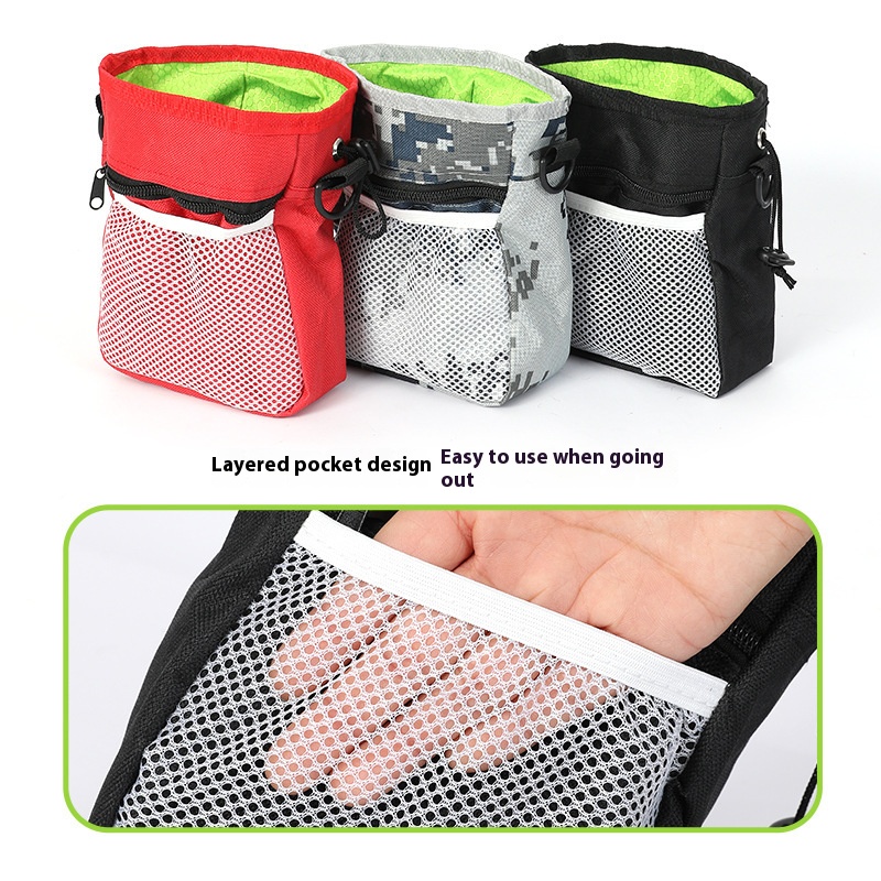 Pet snack bag training waist bag out snack pack dog training bag dog training outdoor supplies
