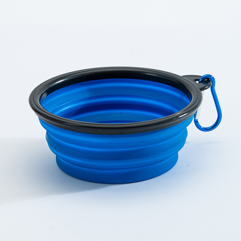 Candy foldable bowl out feeding drinking bowl dog/cat bowl portable hanging backpack Pet Bowl