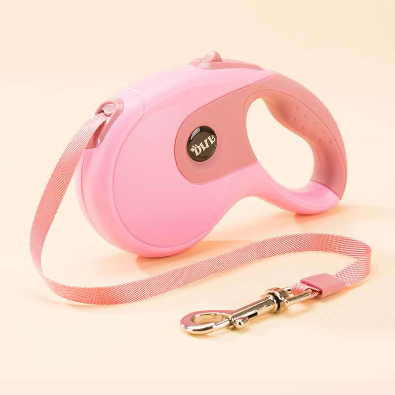Dog hand holding rope automatic retractable garbage bag 3 M 8 m small and medium dogs Teddy/golden retriever pet hand holding rope