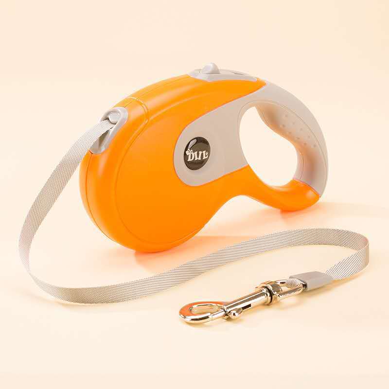 Dog hand holding rope automatic retractable garbage bag 3 M 8 m small and medium dogs Teddy/golden retriever pet hand holding rope