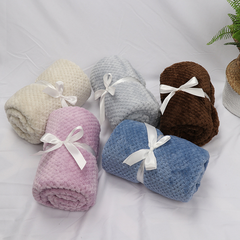 Pet Blanket dog blanket dog mat Four Seasons universal fleece blanket coral fleece quilt pet cushion mat