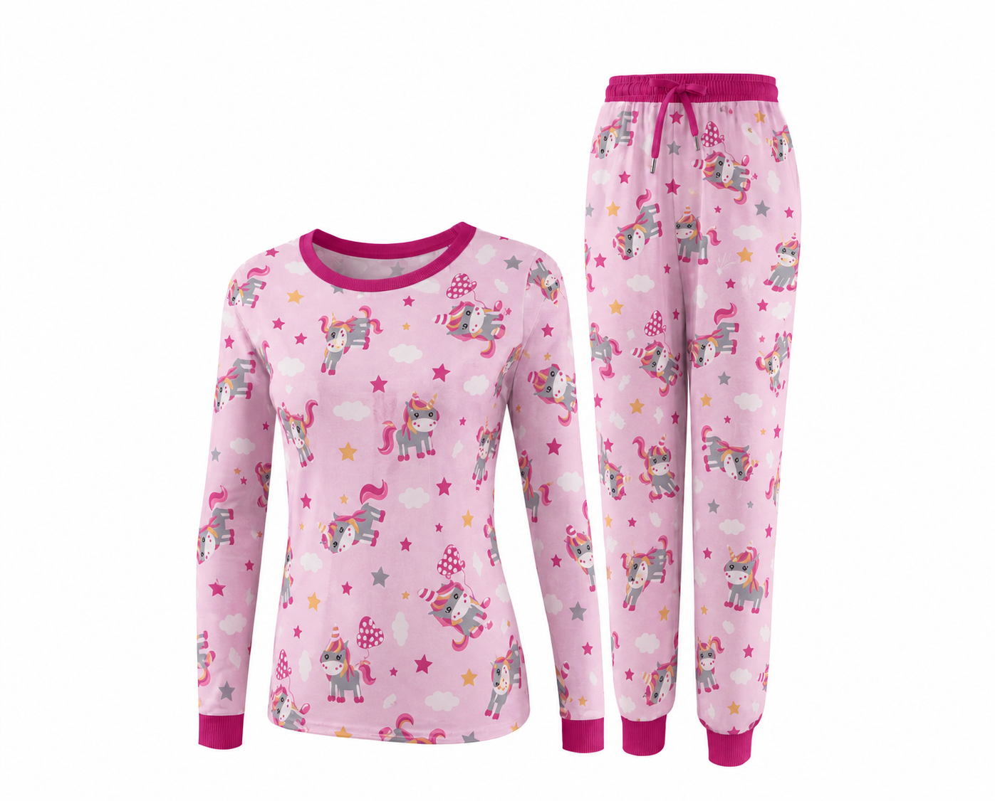 [Copy]2-Piece Pet & Human Long Sleeve Pajama Set - Cute Critters Prints