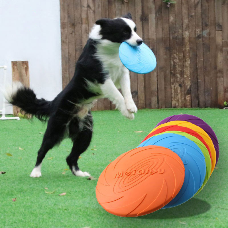 Dog Toy Frisbee dog special training border collie golden retriever medium large dog dog toy bite-resistant pet toy