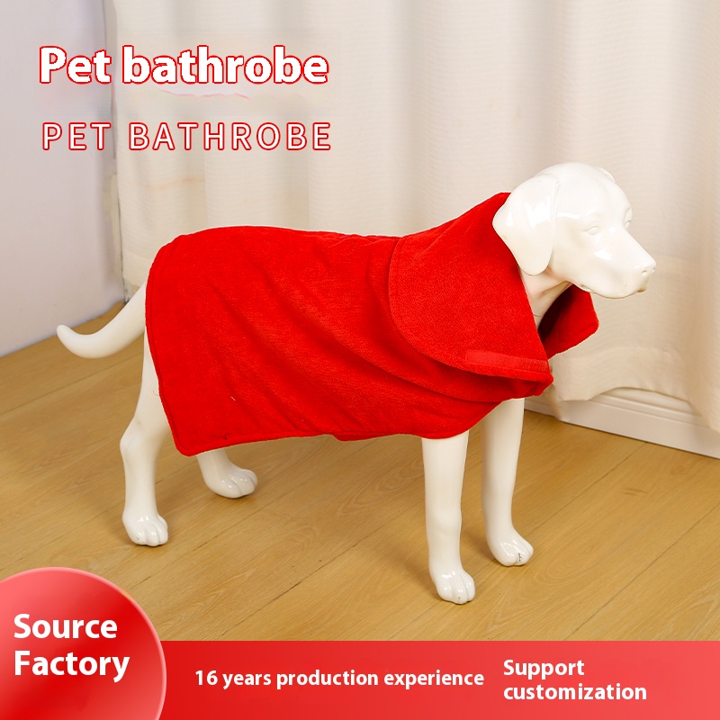 Medium & Big Dog Bathrobe -  Dog absorbent towel