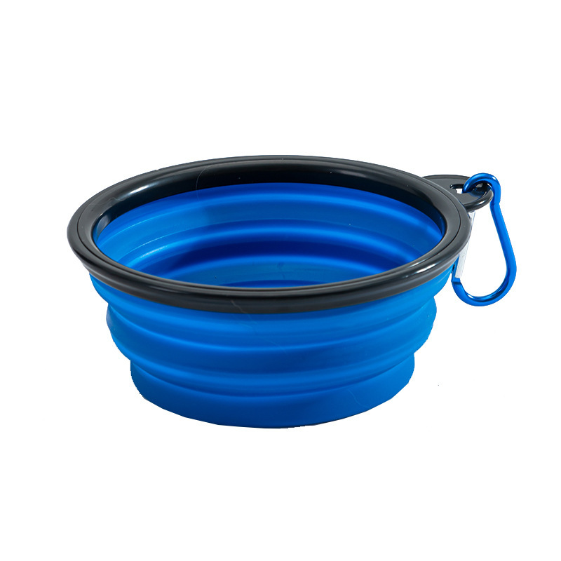 Candy foldable bowl out feeding drinking bowl dog/cat bowl portable hanging backpack Pet Bowl