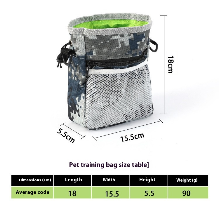 Pet snack bag training waist bag out snack pack dog training bag dog training outdoor supplies