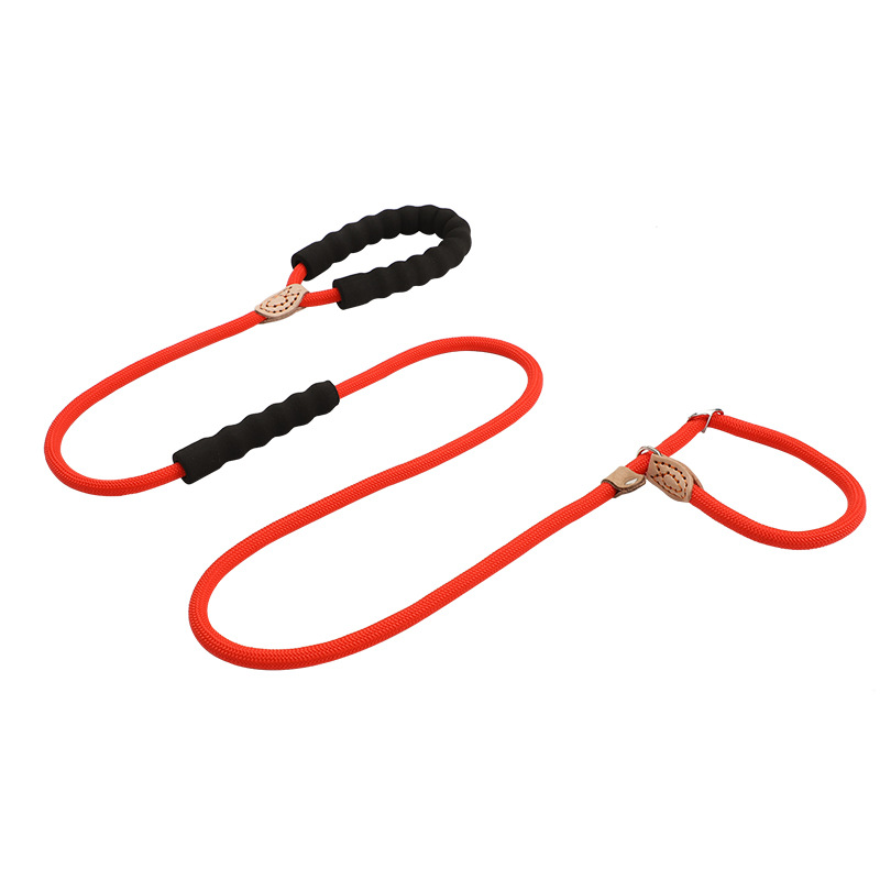 P chain dog rope leash lengthened 1.8 m anti-wear non-tightening hand traction collar integrated dog walking dog training pet P rope
