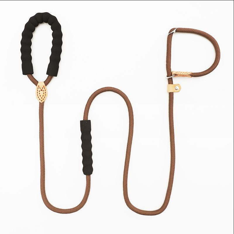 P chain dog rope leash lengthened 1.8 m anti-wear non-tightening hand traction collar integrated dog walking dog training pet P rope
