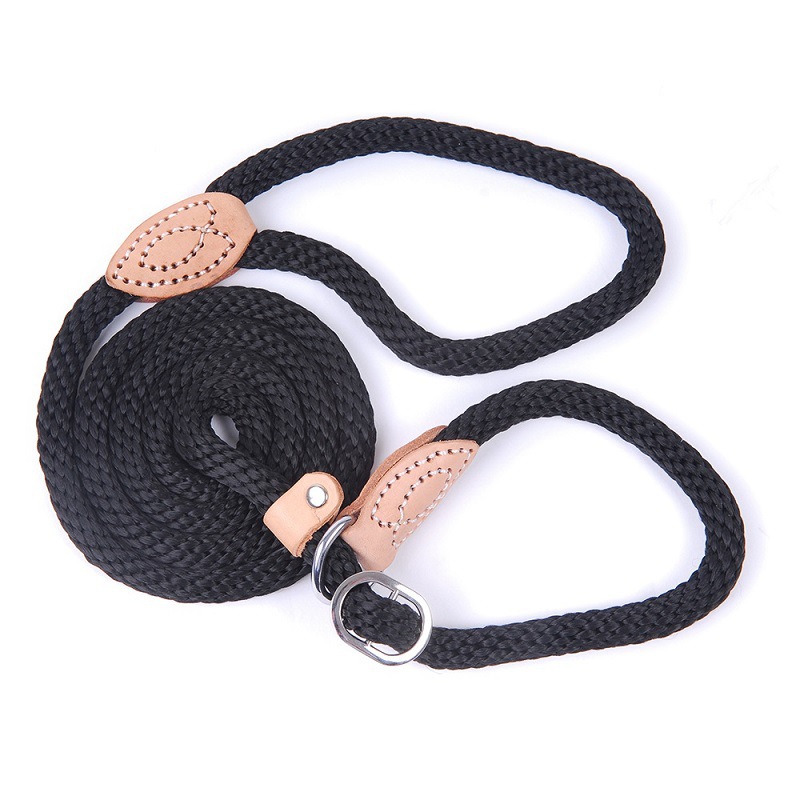 Hand holding rope lengthened 1.8m training dog walking traction collar integrated dog leash