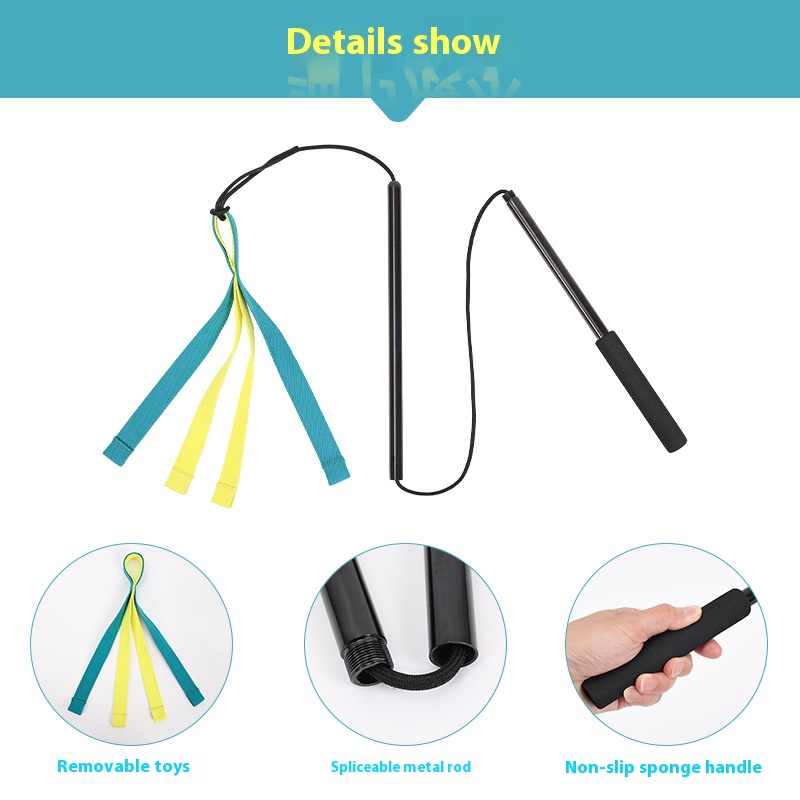 Pet Toy training expandable baton dog throw Rod outdoor interactive detachable throwing device dog training dog toy