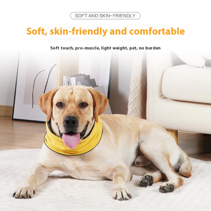 Pet neck protection scarf golden retriever Teddy Lingti China canines whippets autumn and winter warm windproof border collie scarf