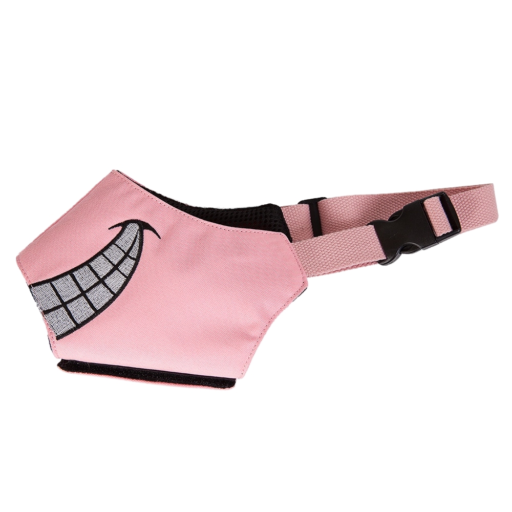 Dog mouth cover dog mask anti-bite dog dog mask anti-bark bark stopper breathable cartoon nylon pet muzzle
