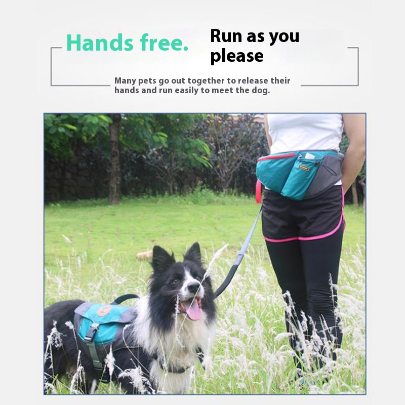 Lovinpet Waterproof Pet Training Waist Bag - Reflective, Breathable, Large Capacity for Dog Walking and Running