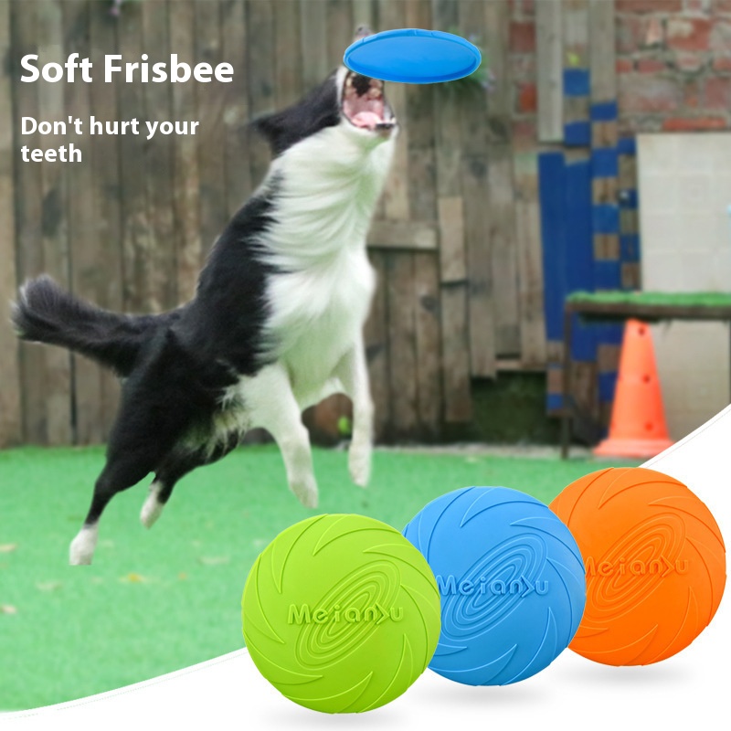 Dog Toy Frisbee dog special training border collie golden retriever medium large dog dog toy bite-resistant pet toy