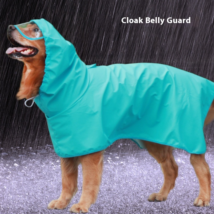 Big Dog raincoat poncho bellyband Corgi and Shiba Inu husky border collie Samoyed golden retriever Labrador Alaska