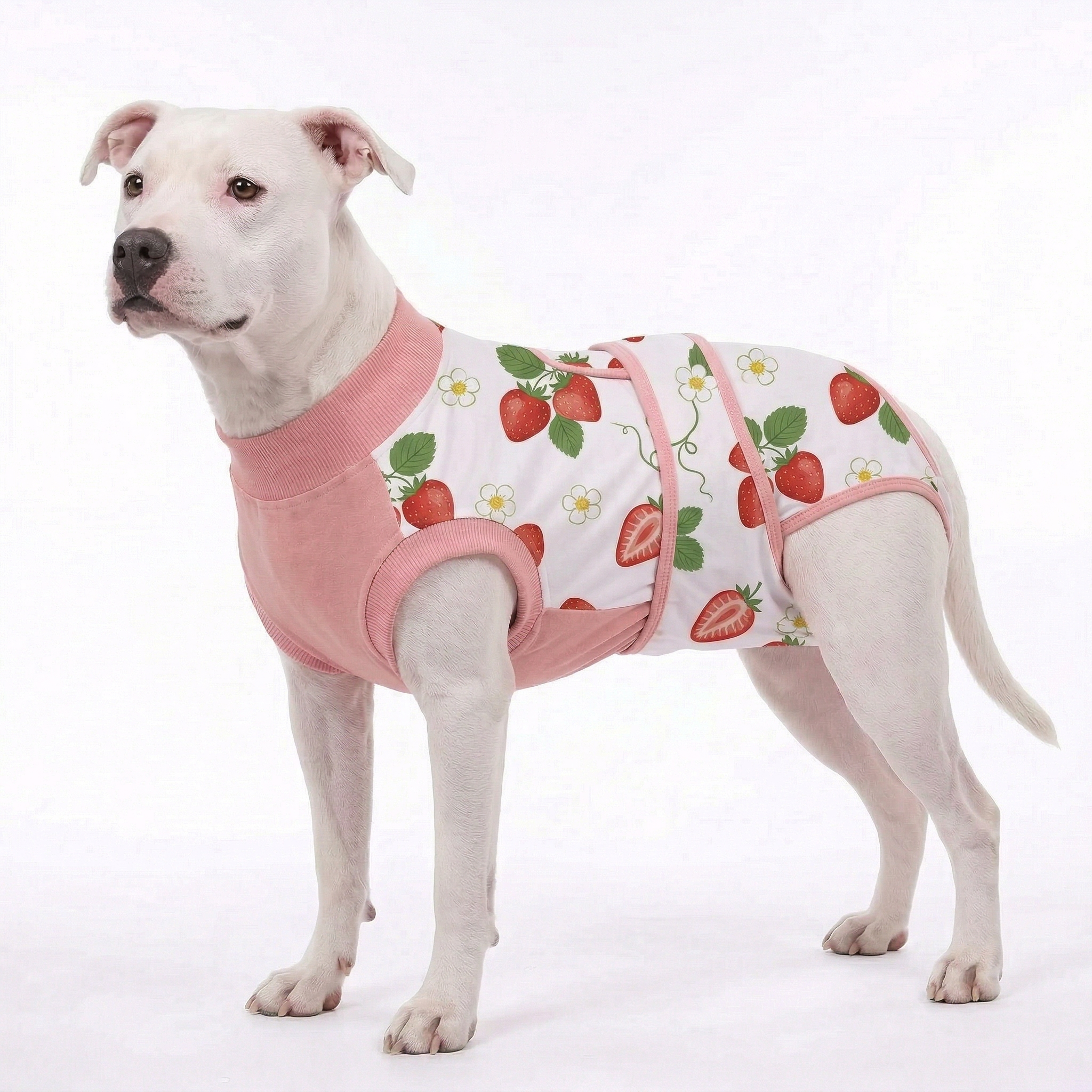 Recovery suits for male and female dogs- Fresh Fruits Print
