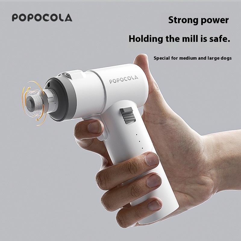 POPO dog nail piercing device pet electric medium large dog nail scissors Sander golden retriever grinding claw exfoliating kit