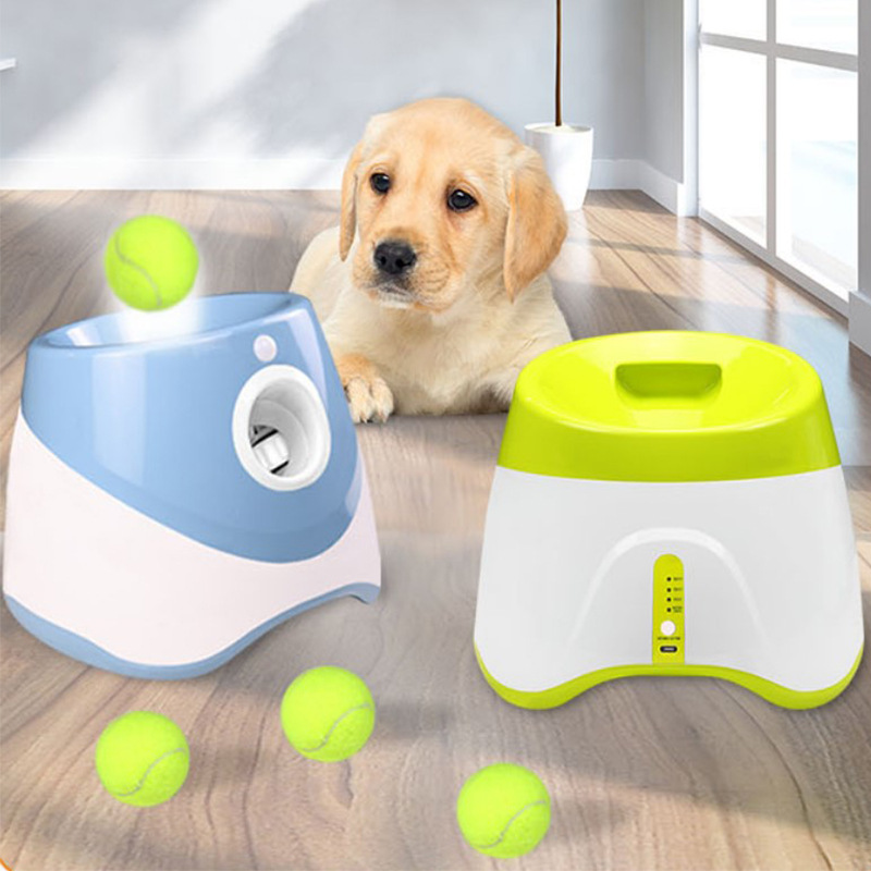 Pet outdoor toy ball automatic throwing ball pitching device