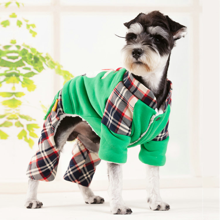 Warm Four-Legged Dog Sweater for Small Breeds | Teddy & Bichon Winter Clothes