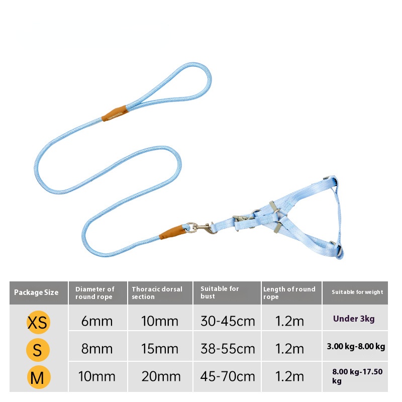 Dog hand holding rope dog leash dog chest vest strap small, medium and large dogs dog leash pet