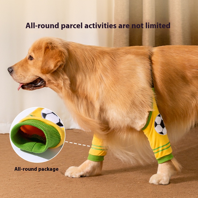 Dog professional pet leggings clothing autumn and winter outing care joint leg warmer warm protective pet supplies