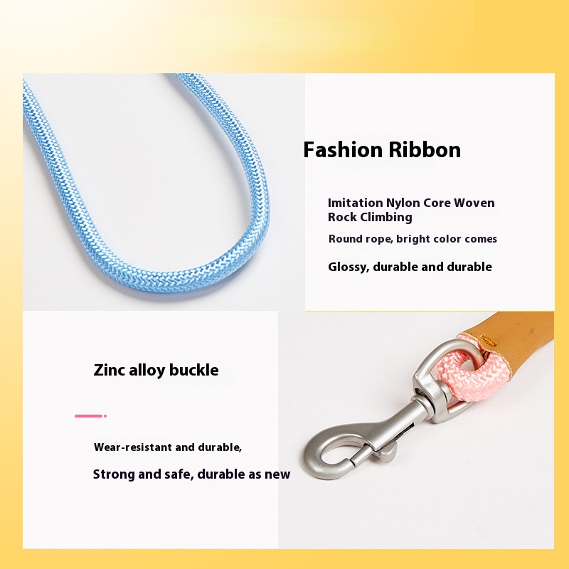 Dog hand holding rope dog leash dog chest vest strap small, medium and large dogs dog leash pet
