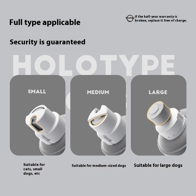 POPO dog nail piercing device pet electric medium large dog nail scissors Sander golden retriever grinding claw exfoliating kit