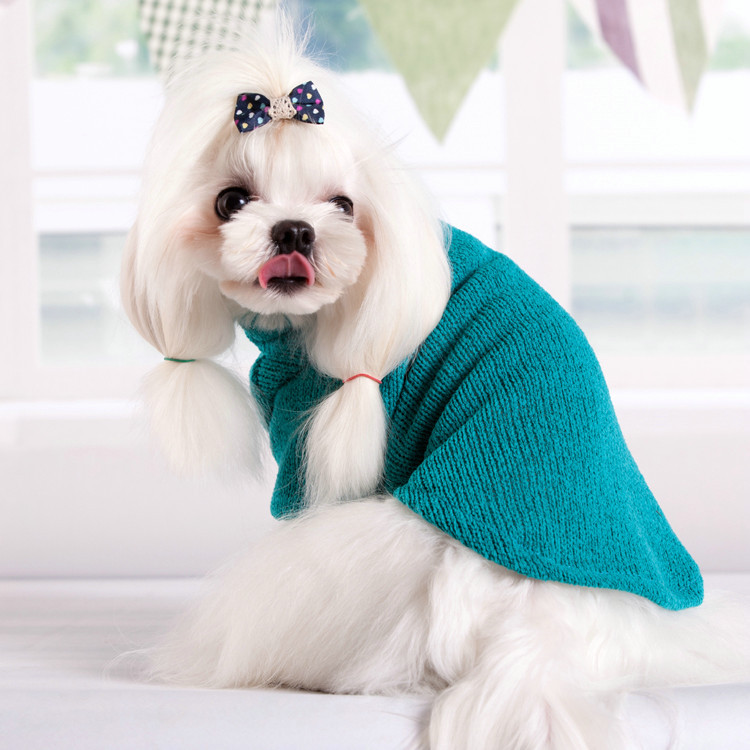 Warm Turtleneck Dog Sweater - Autumn Winter Cold-Proof Puppy Clothes