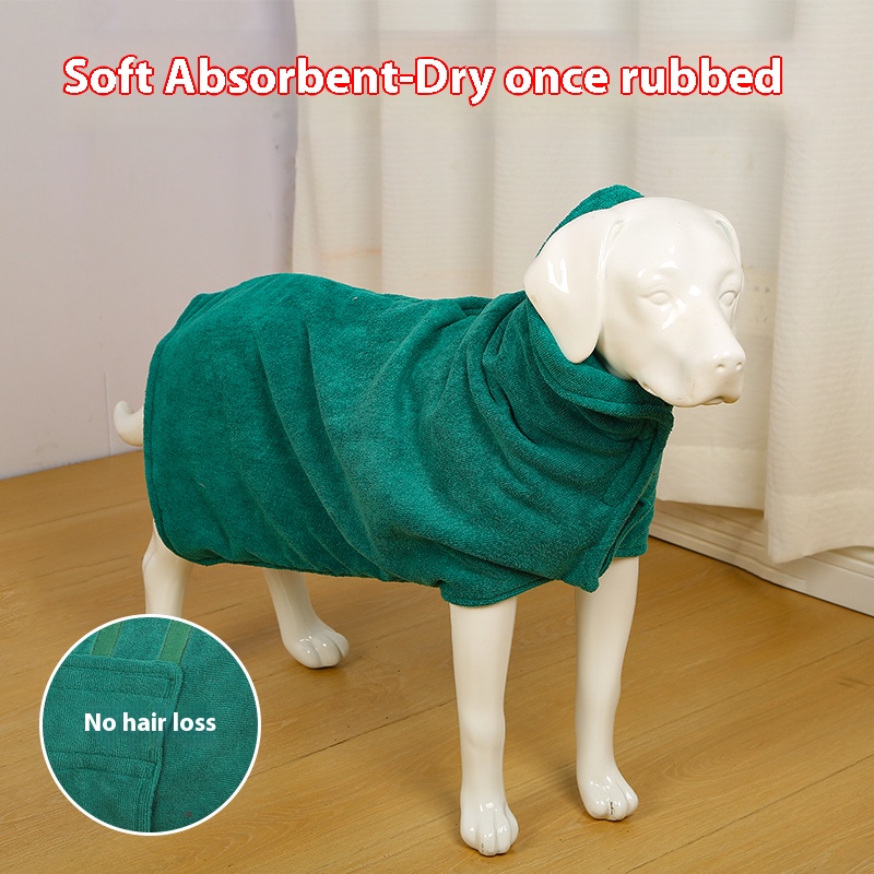 Medium & Big Dog Bathrobe -  Dog absorbent towel