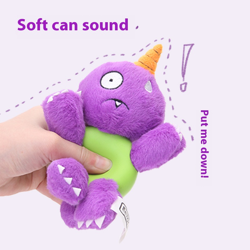 Pet Toy cloth series rubber ball biting vocalization bite-resistant molar interactive tooth cleaning accompany dog chew toy