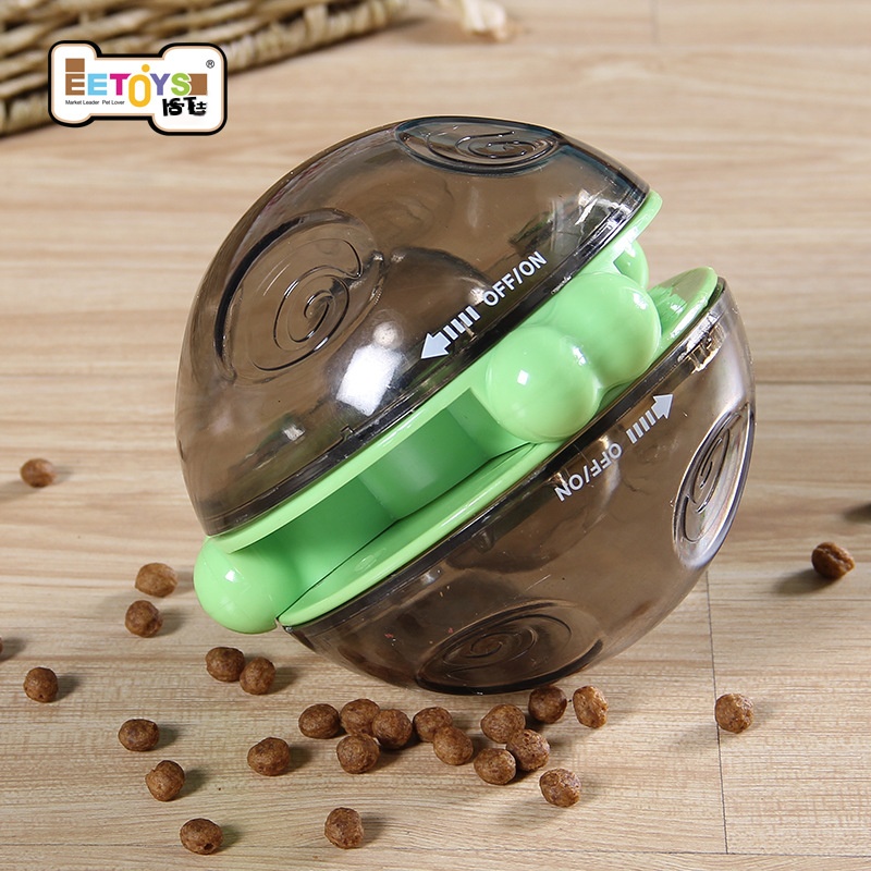 pet supplies toys turn food dropping ball Adjustable gear dog training leakage food feeder