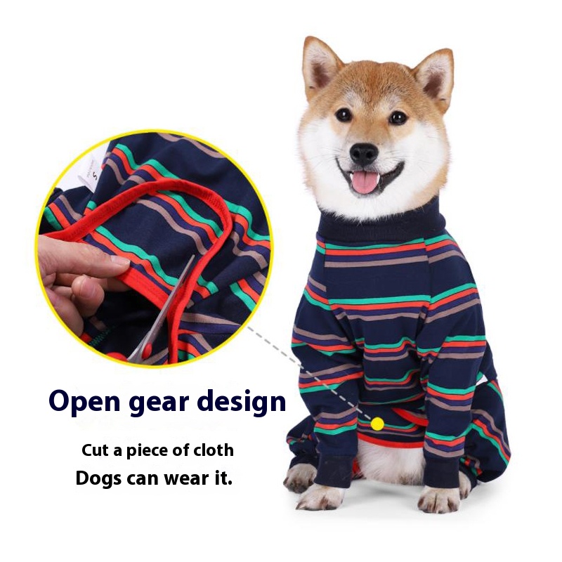 LovinPet Large Dog Pajamas Onesie - Solid Gray Full-Body Dog Sleepwear for Large Dogs