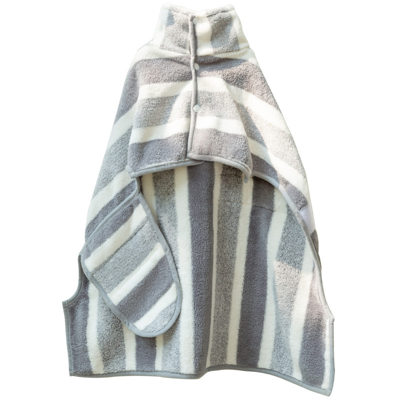 Pet bathrobe dog absorbent large bath towel golden wool towel medium large dog bath towel