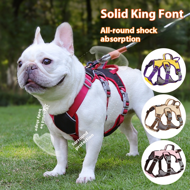 Anti breaking loose dog hand holding rope chest strap small and medium-sized dogs Jarre Aero bull Corgi and Shiba Inu dog leash dog leash dog chain