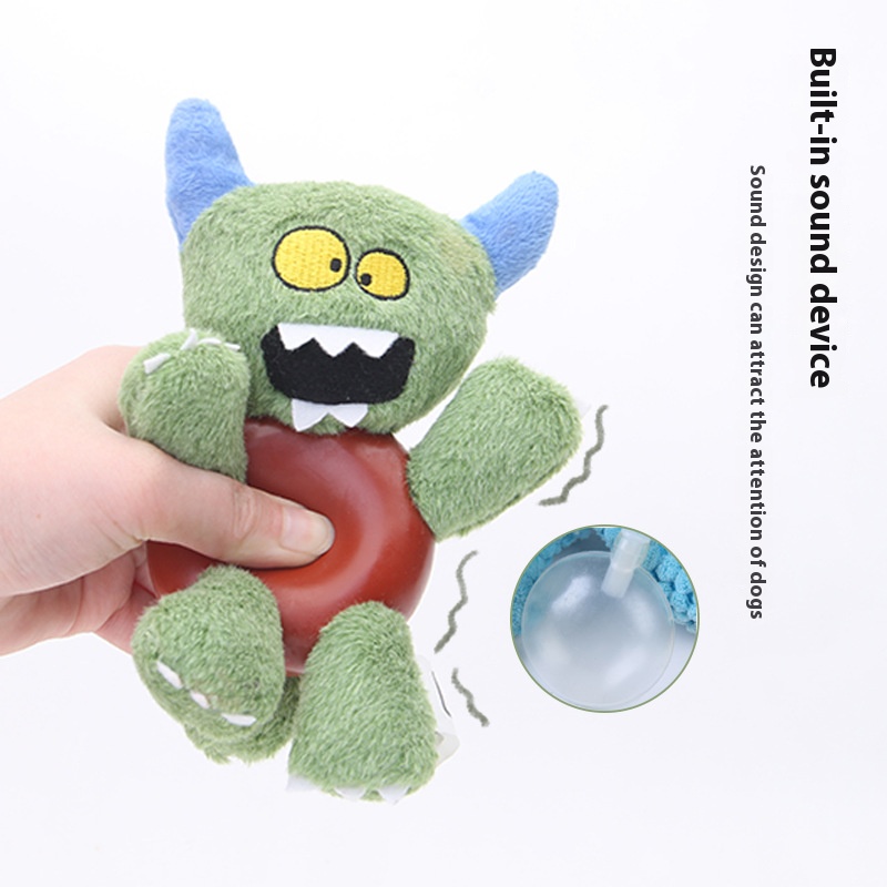Pet Toy cloth series rubber ball biting vocalization bite-resistant molar interactive tooth cleaning accompany dog chew toy