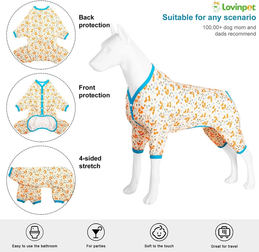 Tan Fox Dog Pajamas