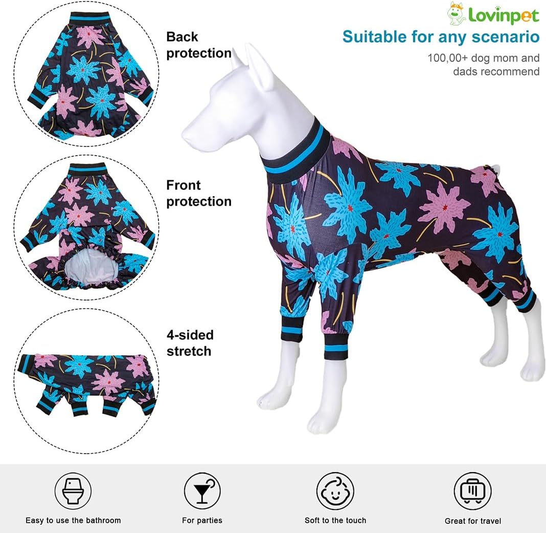 Hot Pink Roses & Orchids Dog Bodysuit