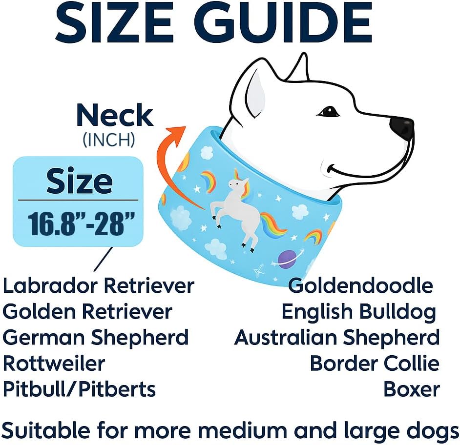 Blue Ducks with Hats Print Dog Recovery Collar