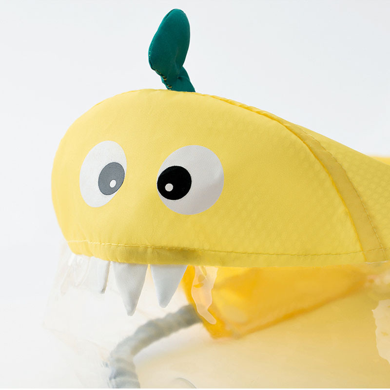 Waterproof Four-Legged Dinosaur Dog Raincoat