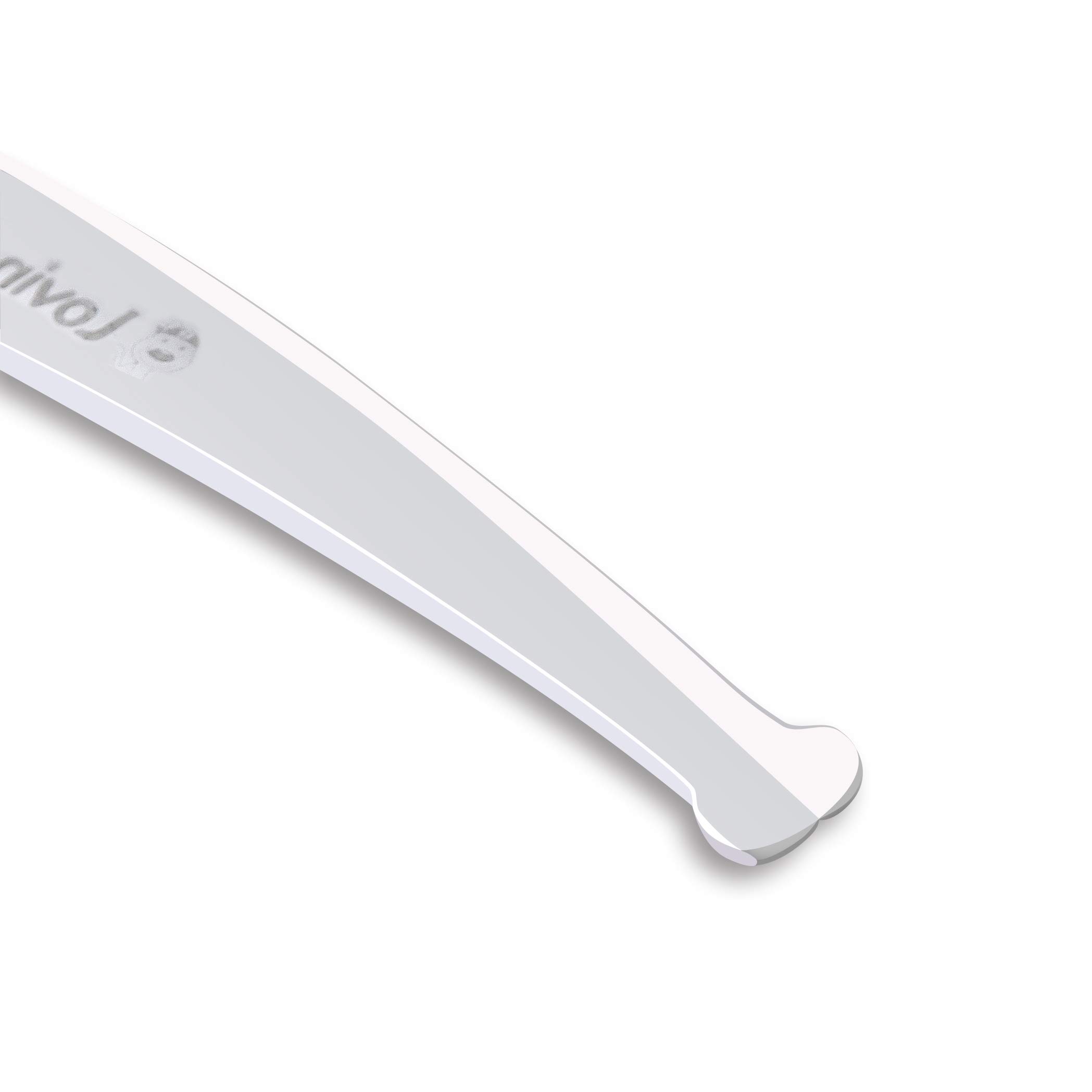 LovinPet Pet 7" Curved Scissor Right/Left-Handed Pet Round-Tip Grooming 6CR Stainless Steel Safety Trimming Shears for Dogs and Cats (Easy use Curved Scissor)