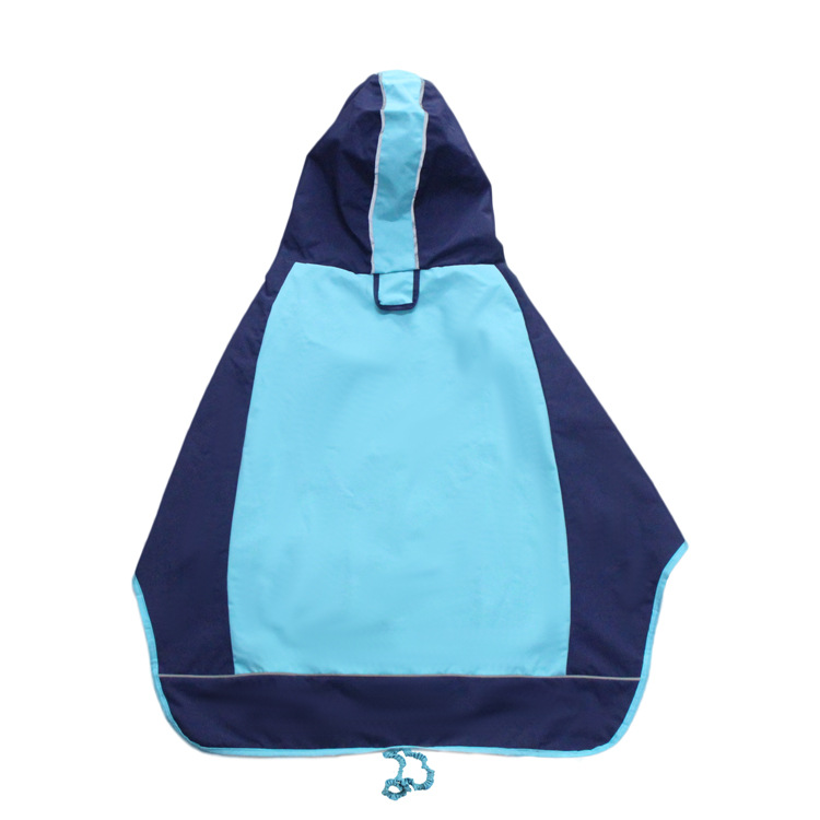Puppy dog raincoat poncho bellyband medium large dog golden retriever Labrador pet reflective waterproof clothes shell jacket
