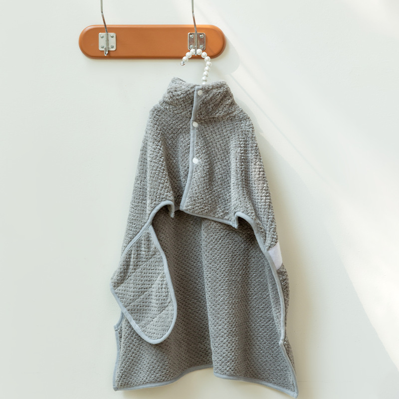 Pet bathrobe dog absorbent large bath towel golden wool towel medium large dog bath towel